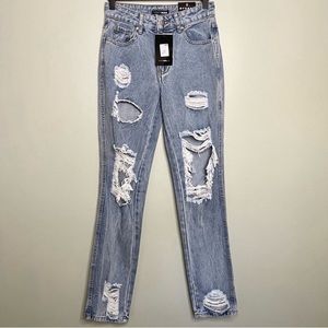 FashionNova Distressed Jeans